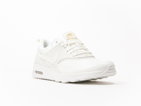 nike air max thea white gold