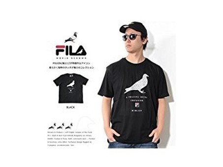 Camiseta Pigeon Fill Black Fila X Staple-1702C3834/BL-img-1