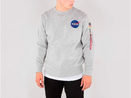 Sudadera Alpha Industries SPACE SHUTTLE SWEATER Grey-178307-17-img-1