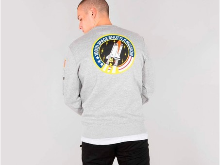 Sudadera Alpha Industries SPACE SHUTTLE SWEATER Grey-178307-17-img-2