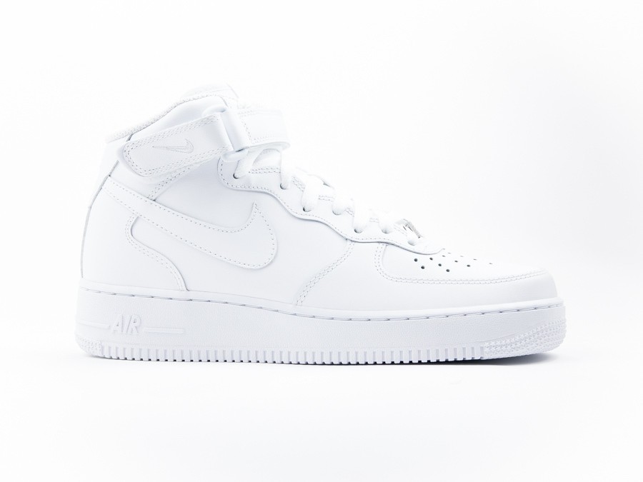 nike air force one mid 07 white