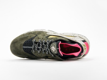 Nike Air Huarache Run Premium Black/Desert Moss-704830-010-img-3