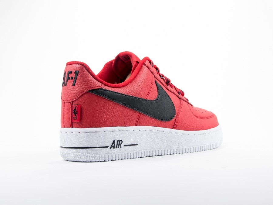 Nike Air Force 1 Mens NBA University Red Black Shoes 13 (823511-604) Low LV8