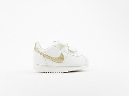 Insignia Pilar calificación Nike Cortez Basic SL TD White Gold Kids - 904769-105 - TheSneakerOne