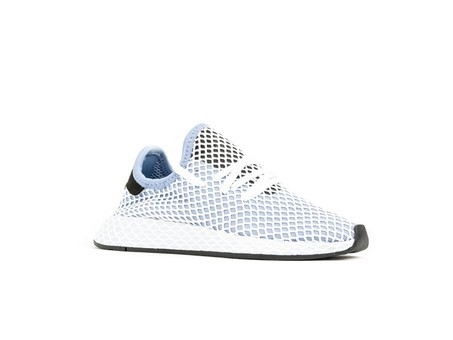 adidas Deerupt Runner White Blue Wmns-CQ2912-img-2