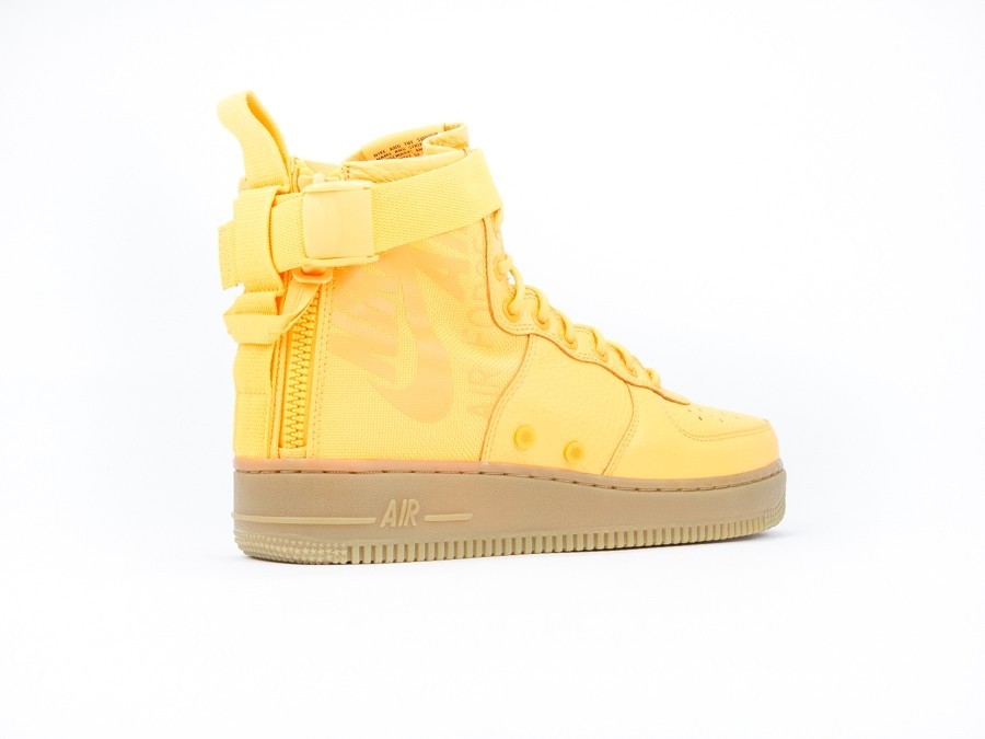 Post impresionismo cemento esquina Nike Sf Air Force 1 Mid Yellow - 917753-801 - TheSneakerOne