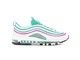 NIKE AIR MAX 97  WHITE PINK BLAST-KINETIC GREEN-BL-921826-102-img-1