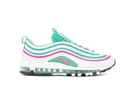 nike 97 green and pink