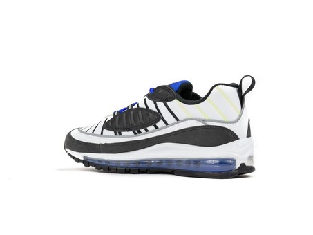 NIKE AIR MAX 98 WHITE BLACK-RACER BLUE-VOLT-640744-103-img-4