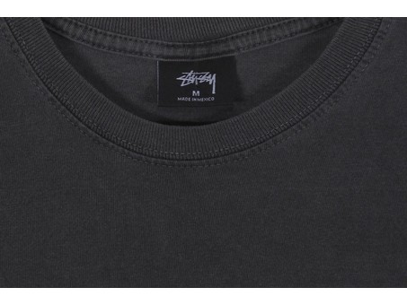 STUSSY S BLEND PIG. DYED PKT TEE BLACK-1944207-BL-img-3