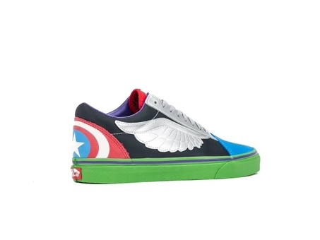 VANS UA OLD SKOOL (MARVEL)  VENGADORES-VA38G1U3V-img-3