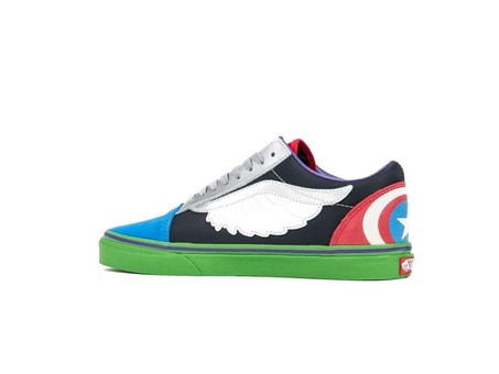VANS UA OLD SKOOL (MARVEL)  VENGADORES-VA38G1U3V-img-4