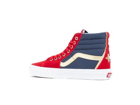 VANS  SK8-HI (MARVEL) CAPITAN AMERICA-VA38GEUBI-img-4