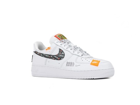 nike air force 1 premium white just do it