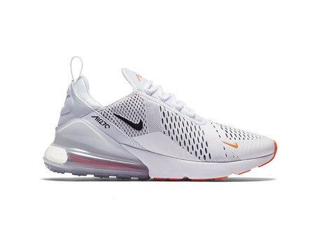 NIKE AIR MAX 270  WHITE-BLACK-TOTAL ORANGE-AH8050-106-img-1
