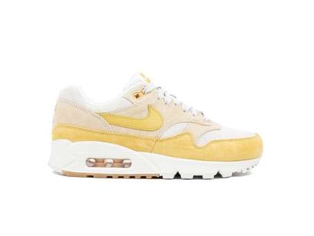 NIKE AIR MAX 90/1GUAVA ICE-WHEAT GOLD-SUMMIT WHITE-AQ1273-800-img-1