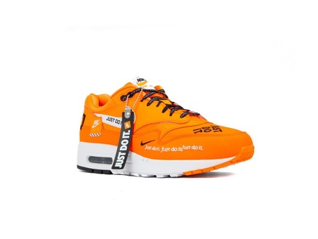 NIKE WOMEN S NIKE AIR MAX 1 LUX  TOTAL ORANGE-WHIT-917691-800-img-2