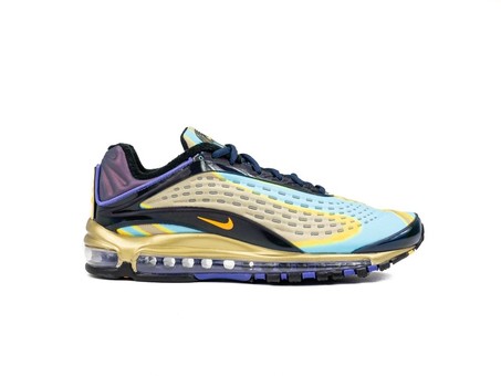 NIKE AIR MAX DELUXE PHOTO BLUE-WOLF GREY-ORANGE PE-AJ7831-400-img-1