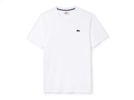 LACOSTE MEN S TEE-SHIRT BLANCO-TH9063-001-img-1