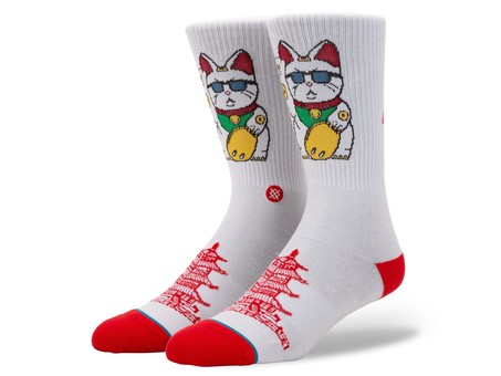 CALCETIN STANCE THANK YOU ENJOY-M546C18TYE-WHT-img-1