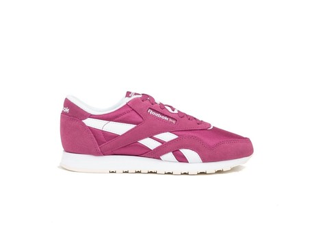 REEBOK CLASSIC LEATHER NYLON TWISTED BERRY-WHITE--CN4018-img-1
