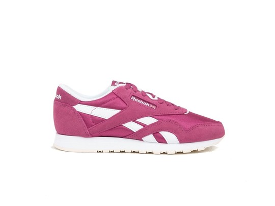 REEBOK CLASSIC LEATHER NYLON TWISTED BERRY-WHITE--CN4018-img-1