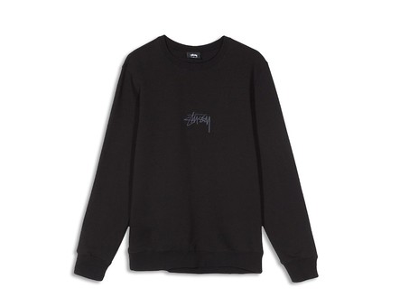 STUSSY STOCK APP. CREW BLACK-118294-BL-img-1