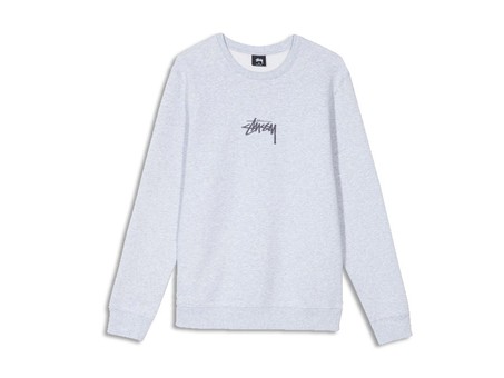 STUSSY STOCK APP. CREW GREY HEATHER-118294-GR-img-1