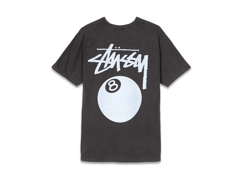 STUSSY 8 BALL PIG. DYED TEE BLACK-1904276-BL-img-2