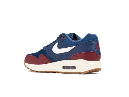 NIKE AIR MAX 1 SHOE NAVY-SAIL-TEAM RED-SAIL-AH8145-400-img-4