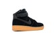 NIKE AIR FORCE 1 HIGH '07 LV8 SHOE BLACK-BLACK-GUM-AA1118-001-img-3