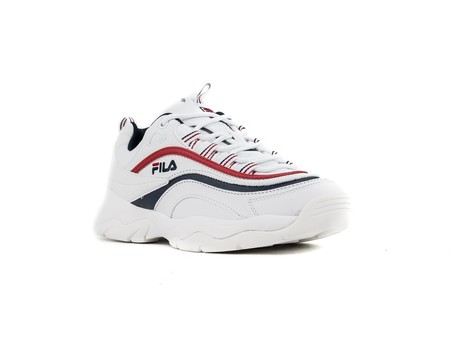 FILA RAY LOW WMN WHITE FILA NAVY RED-1010562-WH-img-2