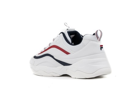 FILA RAY LOW WMN WHITE FILA NAVY RED-1010562-WH-img-3