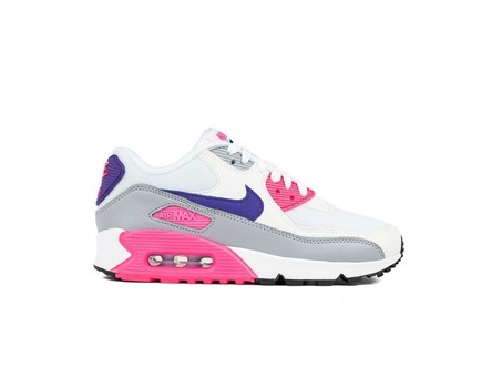 NIKE WOMEN S NIKE AIR MAX 90 WHITE-COURT PURPLE-WO-325213-136-img-1