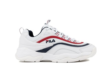 FILA RAY LOW WMN WHITE FILA NAVY RED-1010562-WH-img-1
