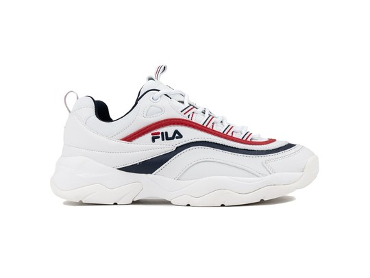 FILA RAY LOW WMN WHITE FILA NAVY RED-1010562-WH-img-1