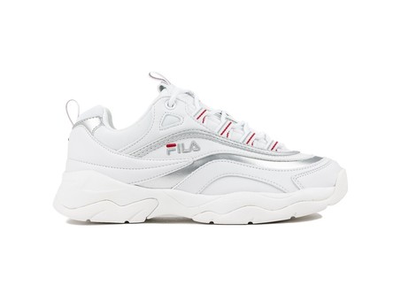 FILA RAY LOW WMN WHITE SILVER-1010562-SI-img-1