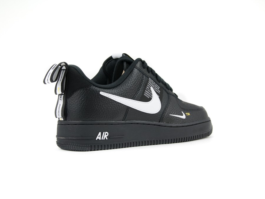 NIKE AIR FORCE 1 '07 LV8 BLACK-WHITE-BLACK - AJ7747-001 - TheSneakerOne