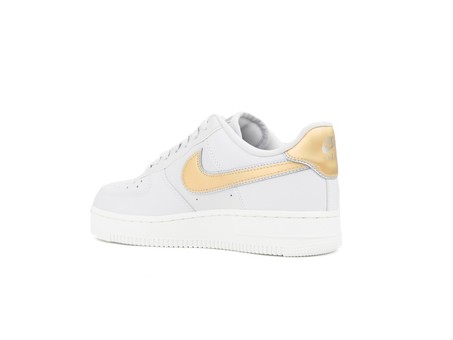 NIKE WMNS  AIR FORCE 1 '07 METALLIC VAST GREY-AR0642-001-img-4