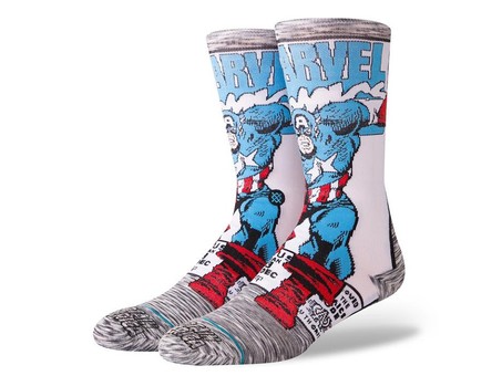CALCETINES STANCE CAPTAIN AMERICA COMIC-M546D18CAA-GRY-img-1