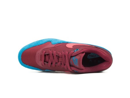 NIKE AIR MAX 1 SHOE TEAM RED-RED ORBIT-GREEN ABYSS-AH8145-601-img-6