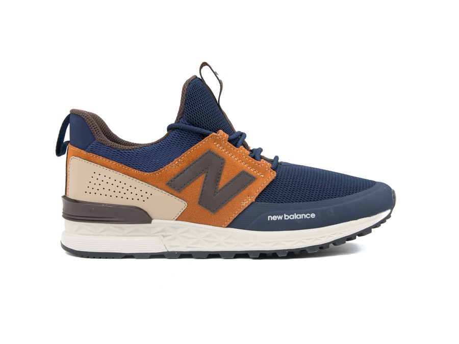 NEW BALANCE MS 574 SPORT BLUE (DTX) - MS574DTX - TheSneakerOne