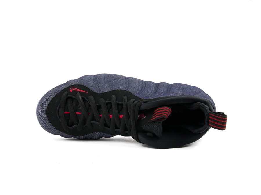 NIKE AIR FOAMPOSITE 1 OBSIDIAN-BLACK-UNIVERSITY RED 314996-404 - TheSneakerOne