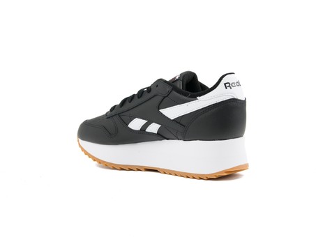 REEBOK CL LTHR DOUBLE BLACK WHITE PRIMAL R-DV3631-img-4