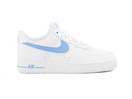 NIKE AIR FORCE 1 07 WHITE UNIVERSITY BLUE AO2423-100 - zapatillas Sneaker - TheSneakerOne