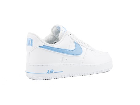 NIKE AIR FORCE 1 07 3 WHITE UNIVERSITY BLUE - zapatillas Sneaker