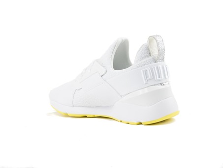 PUMA MUSE TZ WOMEN S WHITE-BLAZING YELLO-369658-01-img-3