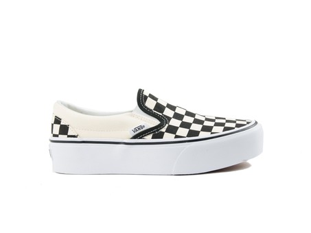 VANS UA CLASSIC SLIP-ON PLATFORM BLACK WHITE-VN00018EBWW-img-1