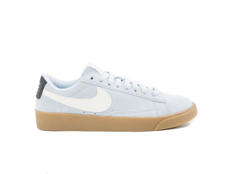 NIKE BLAZER LOW SUEDE HALF BLUE-AV9373-400-img-1
