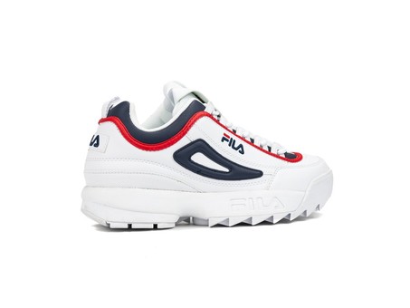 FILA DISRUPTOR CB LOW WHITE FILA NAVY-1010575-01M-img-3